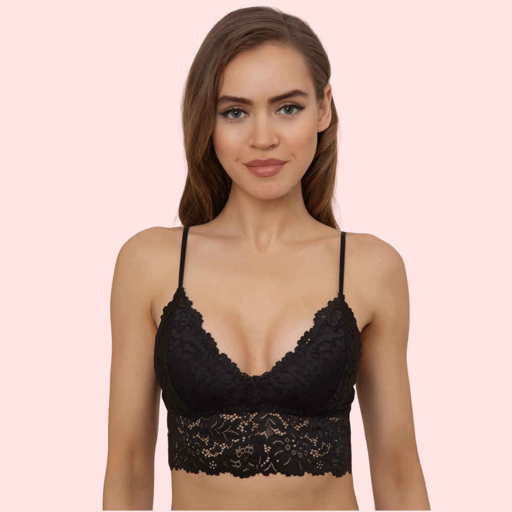 PK2 Elegant Lace Bralette Tops – Sexy &amp; Stylish