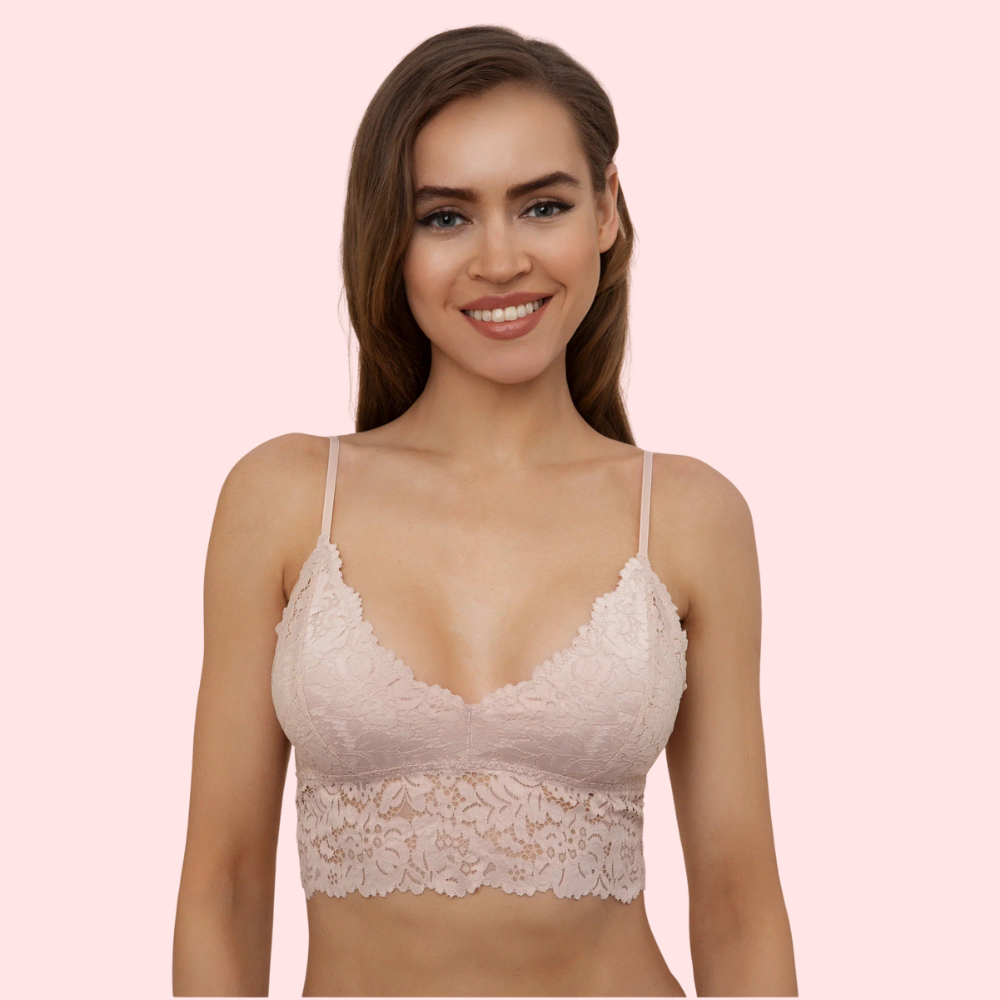 PK2 Elegant Lace Bralette Tops – Sexy &amp; Stylish